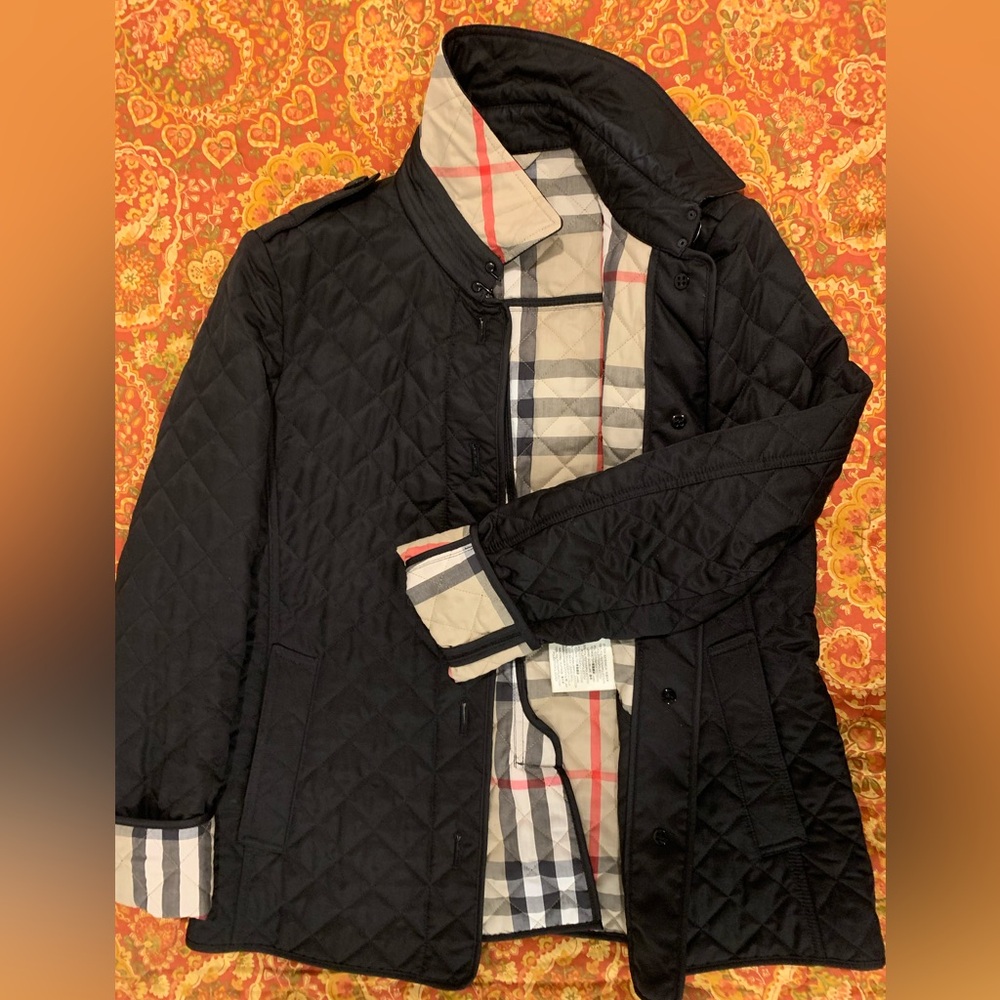 Burberry diamond quilted jacket
